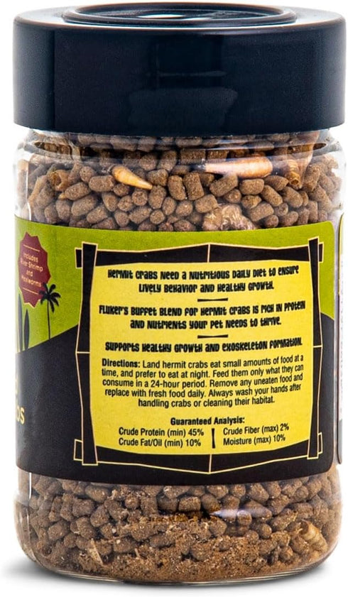 Fluker's Buffet Blend Diet for Hermit Crabs, 2.4 oz Food