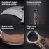 Pocket Karambit Knife with Wood Handle Clip, 440C Steel Sharp Raptor Claw Blade for Camping EDC