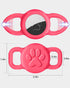 Dynmeow 1 Pack Airtag Cat Collar Holder, Stretchy Silicone Holder for Small Dog, Anti-Lost Compatible with Collars