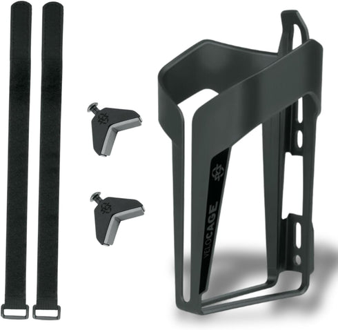 SKS Germany Anywhere Bicycle Accessories, Adapter and Bottle Holder for Bikes, Straps for Tubes up to 80 mm, Safe