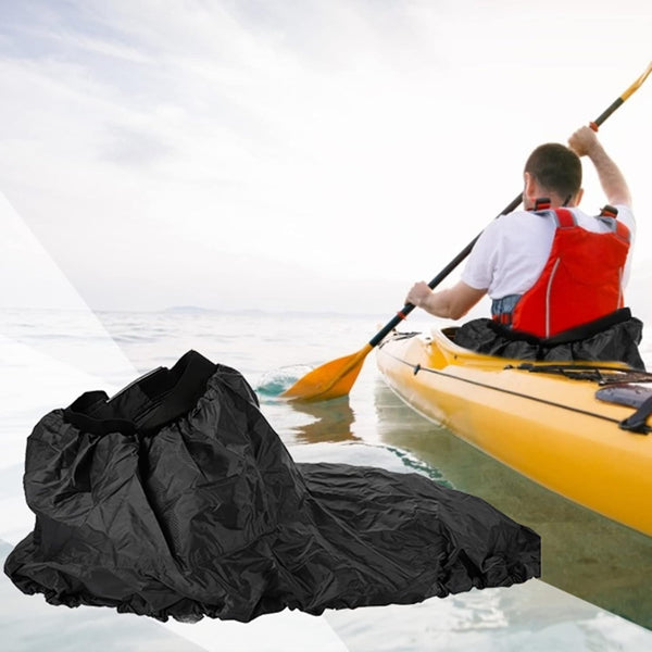 GOTOTOP Kayak Spray Skirt, Universal Adjustable Nylon Waterproof Cover for Water Sports