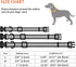 Dog Collar Waterproof, Anti-Odor Durable Adjustable PVC & Polyester with Reflective Cloth Stripe, Basic Dog Collars