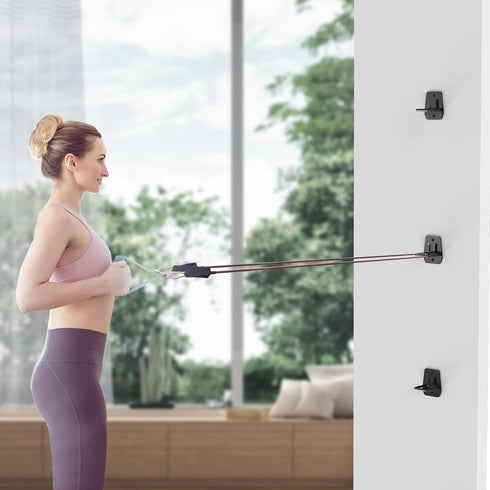 RCHYFEED Wall Mount Resistance Band Anchor, 3PCS Workout Anchors for Home Gym Accessories