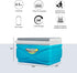 Picnic Cooler 4.5 Liter Hard Cooler, Portable BPA Free Coolbox Keeps Contents Cool for 48 Hours (Orange)