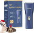 Dog Clippers - Quiet Washable USB Rechargeable Cordless Grooming Kit for Dogs and Cats Hair Trimming