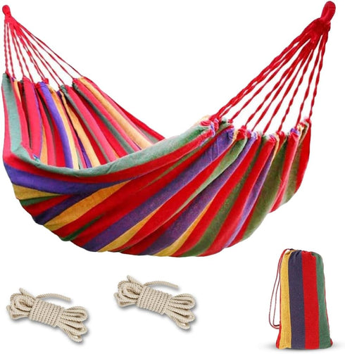 Ultra-Light Travel Camping Hammock with Tree Straps - Durable Folding Hammock, Portable for Indoor and Outdoor, Up to