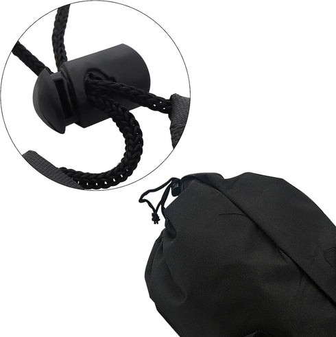 Skateboard Bag Waterproof, Adjustable Shoulder Straps for Penny Board/Standard Board, Black