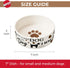 SPOT by Ethical Products - Heavy Ceramic High Gloss Dog Bowl - I LOVE DOGS 7" Durable Pet Dish - Dishwasher Safe