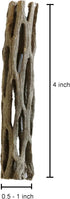 Natural Cholla Wood for Aquarium Decoration, 4 Inch (3 Pack)