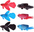 FTVOGUE Lifelike Brown Betta Fish Ornament, Silicone Artificial Funny Fish for Aquarium Decoration