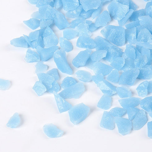 Glow in The Dark Gravel Stones, Decorative Rocks for Fish Tank, Aquarium Garden Planter, 280g/10oz (5-8mm, Blue)