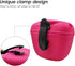 AUDWUD Silicone Dog Treat Pouch, Portable Clip on Training Container with Magnetic Buckle and Waist Clip, No BPA