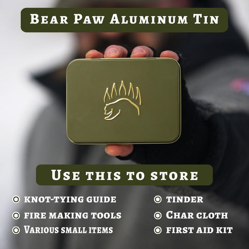 Backpacking, Knot Tying Kit | Camping & Outdoor Knots Edition - by The Bear Essentials Outdoors with Waterproof Knot