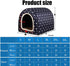 Cat Bed or Dog Bed, Indoor Pet House with Fluffy Mat, Removable Cover, for Cats and Small Dogs