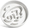 LE TAUCI Ceramic Slow Feeder Dog Bowls for Small Breed, 0.6 Cups Dog Food Dish for Fast Eaters, White