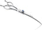 JASON 7" Curved Dog Grooming Scissors, Cats Grooming Shears Pets Trimming Kit