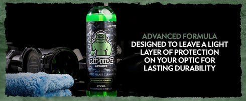 (4oz) Riptide Armory Optic Glass Cleaner - Ultimate Solution for Pristine Optic Care - Unmatched Detailing Precision