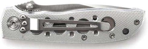 Smith & Wesson Extreme Ops CK105H 7.3in S.S. Folding Knife with 3.2in Drop Point Blade and Aluminum Handle for Outdoor, Tactical, Survival and EDC by Smith & Wesson