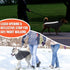 SlowTon Winter Dog Coat, Waterproof Windproof Puppy Vest with Turtleneck Scarf, Soft Pet Outfits, M, Grey