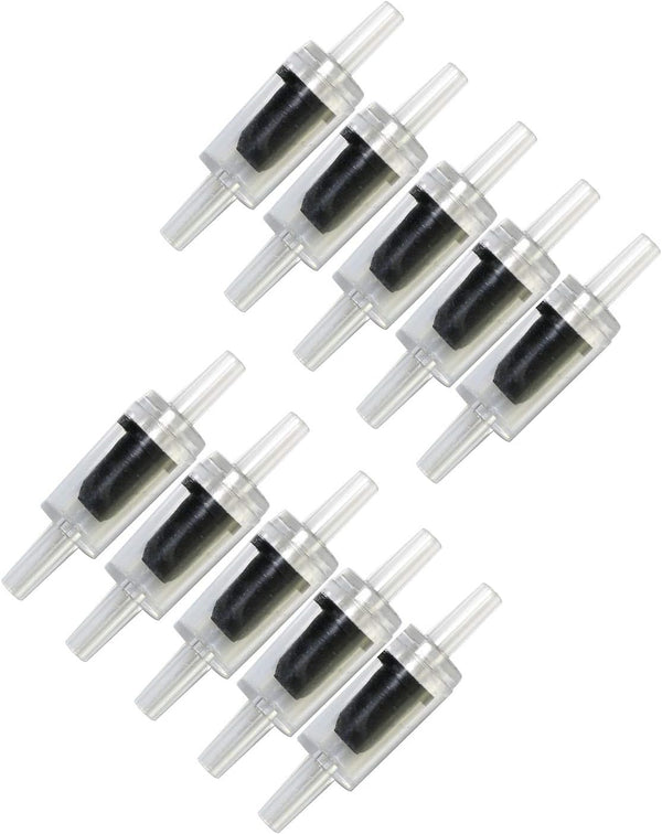 10pcs Air Pump Check Valves for Aquarium Fish Tank CO2 Water Air Line Pump