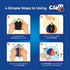 Tug-E-Nuff The Clam | Compact Dog Treat Dispenser Toy, Ideal for Interactive Dog Training