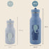 Trixie 500 ml - Stainless Steel Drinking Bottle Elephant Blue