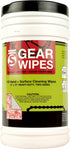 SILCA Gear Wipe Canister 110 Count, 8 x 12" Double Sided Towel for Cleaning Bikes, Tough Grime Defense Wipes
