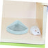 Chinchilla Bunny Toilet for Rabbit Guinea Pig Hamster Ceramic Potty Training