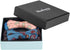 Blueberry Pet Gift Box with 2 Handmade Dog Cat Bow Tie, Paisley Designer Bowtie Set, 4" x 2.5"
