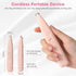WIKLOO Trimmers, Dog Paw Cat Paw Clippers Low Noise Cordless Electric Mini Pet Clippers for Small & Medium Pets (Pink)
