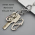 Small Metal Carabiner Clips 1.6 inch (41mm) Double Sided Spring Gate Snap Hooks Keychain Clasp Accessories
