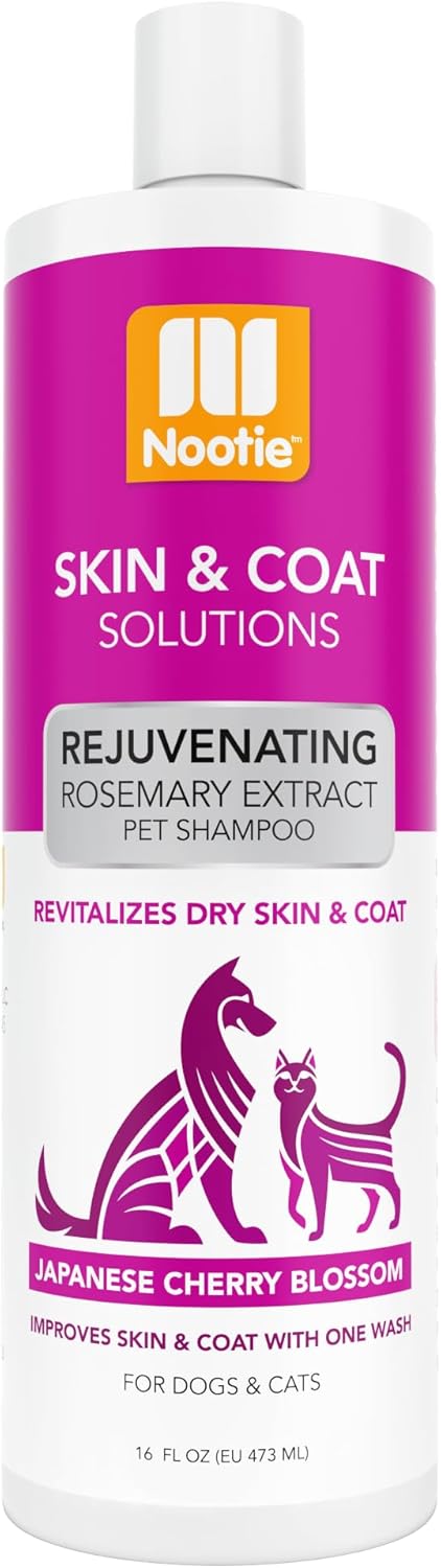 Nootie Pet Shampoo for Sensitive Skin, Revitalizes Dry Skin & Coat, Natural Ingredients, Soap & Paraben Free