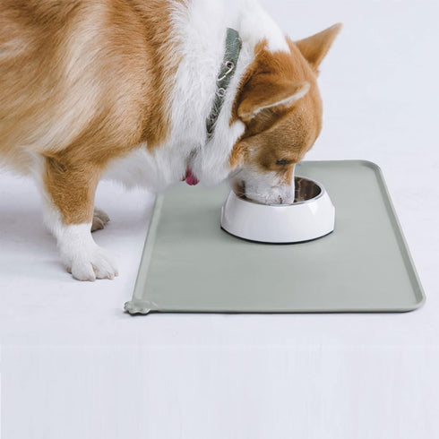 AUDWUD Non-Slip Silicone Feeding Mat for Pets - Waterproof & Easy to Clean