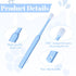 Yuanchu 3 Pack 360 WJIAAA Small Cat Dog Toothbrush, Degree Soft Silicone Pet Toothbrush Cat Dental Care Dog Oral
