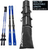 Ski Bag Combo with Ski Boot Bag, Adjustable Length Snow Ski Bags for Air Travel Fit Skis Up to 200cm for All