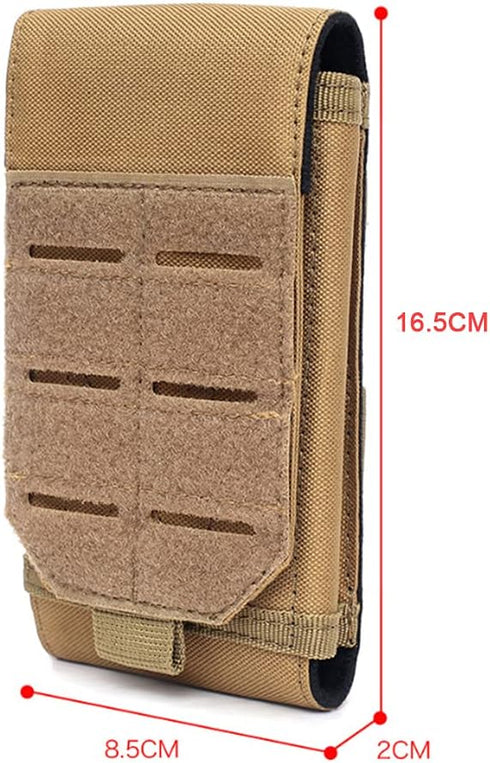 Universal Tactical Molle Mobile Phone Holster for iPhone 12ProMax/12Pro/12/11ProMax/11/X/8P/8/7P/7/6