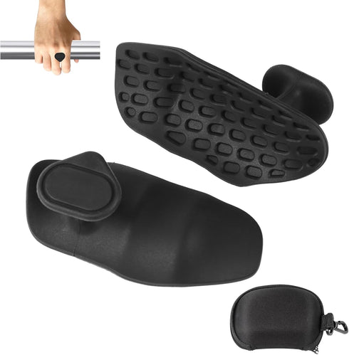 Gym Grips for Men and Women, Non-Slip Rubber Grips for Deadlifts, Rows