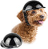 Lesypet Black Small Dog Helmet for Motorcycle Biking Safety Hat