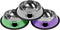 3Pcs Cat Bowls, Non-Slip Stainless Steel, 7 Oz Suitable for Indoor Pets, Removable Rubber Base