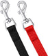 AMAGOOD 6 FT Puppy/Dog Leash, Durable Traditional Style with Easy Collar Hook, Great for Small Medium Large Dogs (Black