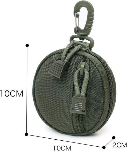 Small Molle Pouch Accessories, Upgraded EDC Pouches Military Gear, Tactical Bag Case for Coin Purse, Keychain, Wallet