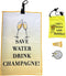 Par 3 Kit | Includes Golf Towel, Tee Bag with 4 Tees, and Bling Golf Ball Marker with Hat Clip - Perfect Gift for Women