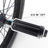 Volo Polar-X Bike Pegs, 3/8 Inch BMX Accessories, 1 Pair Solid Axles for Street Stunt Cycling
