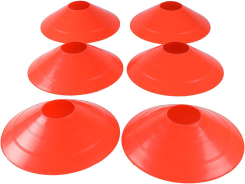 Super Z Outlet Bright Orange Round Cones Sports Equipment for Fitness Training (20 Pack)