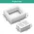 Cat Fountain Replacement Filters - 20PACK, 16 Carbon Filters with 4 Foam Filters, Compatible with Cat Fountains