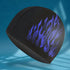 ulafbwur Swimming Swimming Swimming Swimming Hat Sunscreen Tear-Resistant Men Cap Nylon Cloth Flame Style Ear