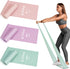 Resistance Bands for Working Out, Exercise Bands for Physical Therapy, Stretch Bands for Pilates, Rehab, Strength