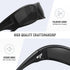 Polarized Sports Sunglasses for Men Women, Unbreakable Frame Cycling Fishing Wrap Around UV400 Protection
