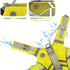 VIVAGLORY Sports Style Dog Life Jacket, Adjustable & Durable Swim Vest with Extra Flotation for Small Dogs