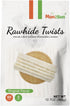 MON2SUN Dog Rawhide Twist Sticks, Natural 5 Inch Thin Sticks, 60 Count for Puppy and Small Dogs